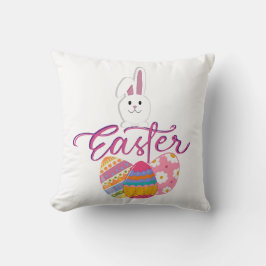 COJÍN DECORATIVO DISEÑO FELIZ DÍA DE PASCUA