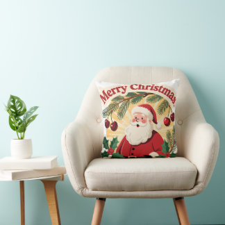 Cojín Decorativo Diseño Festivo de Navidad