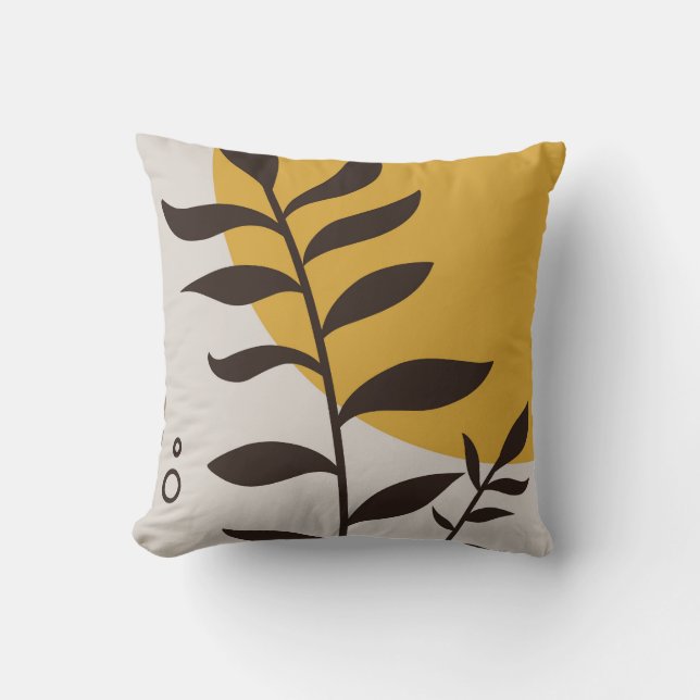 Cojín Decorativo Diseño floral (Anverso)