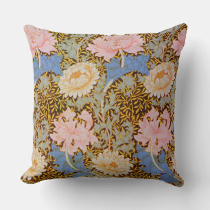 Cojín Decorativo Diseño floral atrevido de Wm Morris