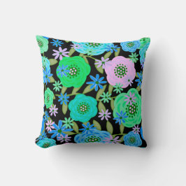 Cojín Decorativo Diseño floral de fantasía