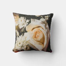 Diseño floral de flor de rosa blanca
