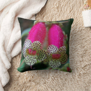 Cojín Decorativo Diseño floral del leopardo