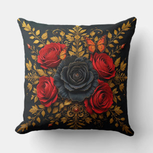 Cojín Decorativo Diseño floral elegante