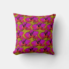 Cojín Decorativo Diseño floral magenta genial