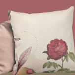 Cojín Decorativo Diseño floral Minimalista de Borgoña y Crema<br><div class="desc">La almohada de borgoña y crema tira presenta un sencillo diseño floral minimalista con una flor vintage de mariposas como punto focal, enmarcada por elegantes amarillis con elementos de diseño dorado tenue; la composición en capas da profundidad y perspectiva al diseño general. Una elegante almohada floral en una paleta de...</div>