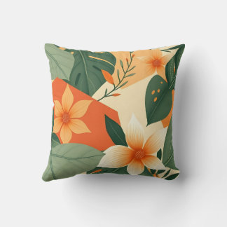 Cojín Decorativo Diseño floral terrenal