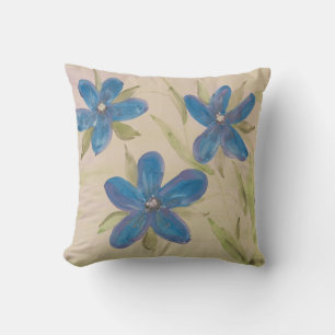 Cojín Decorativo Diseño floral y estampado artístico