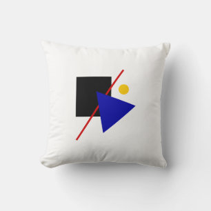 Cojín Decorativo Diseño geométrico clásico de Bauhaus