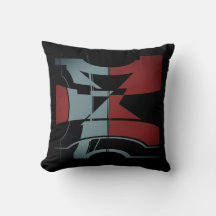 Diseño geométrico curvo negro azul pizarra borgoño