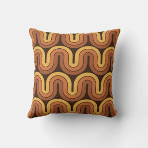 Cojín Decorativo Diseño geométrico retro de los 70