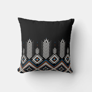 Cojín Decorativo Diseño geométrico tribal colorido