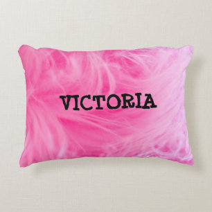 Cojín Decorativo Diseño Glam Rosa Femenino