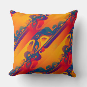 Cojín Decorativo Diseño gráfico impecable - I rojo amarillo