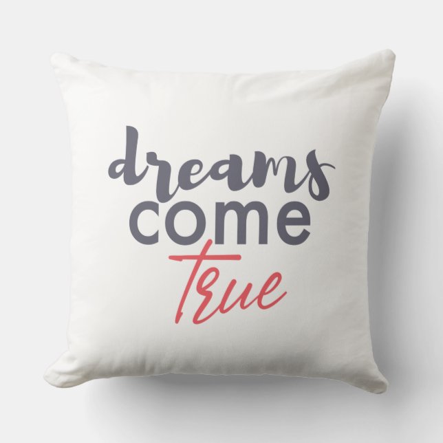 Cojín Decorativo Diseño gráfico juguetón moderno de Dreams Come Tru (Anverso)