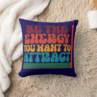 Cojín Decorativo Diseño gráfico positivo de energía