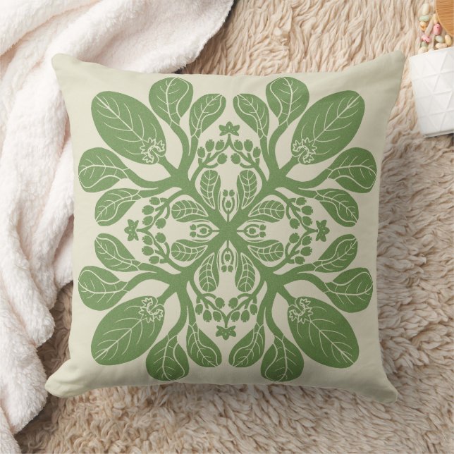 Cojín Decorativo Diseño hawaiano Quilt Naupaka (Manta)