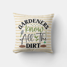 Cojín Decorativo Diseño humorístico de jardinería