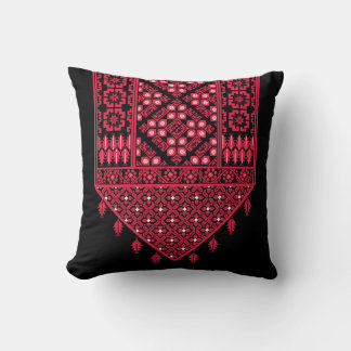 Cojín Decorativo Diseño impreso del bordado palestino Tatreez