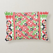 Diseño impreso del bordado palestino Tatreez