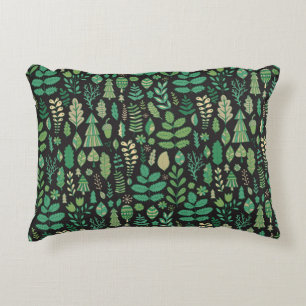 Cojín Decorativo Diseño inmaculado con flores de bosque