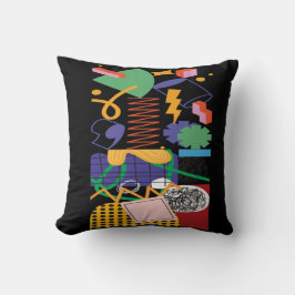 Cojín Decorativo Diseño inspirado en el arte maximalista
