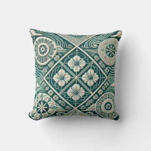 Cojín Decorativo Diseño inspirado en Shashiko 1
