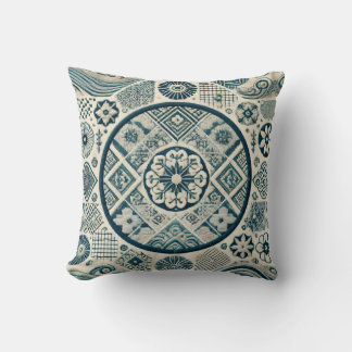 Cojín Decorativo Diseño inspirado en Shashiko 3