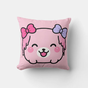 Cojín Decorativo Diseño Kawaii de Pastelito Derretido