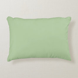 Cojín Decorativo Diseño liso pastel claro color verde pistacho