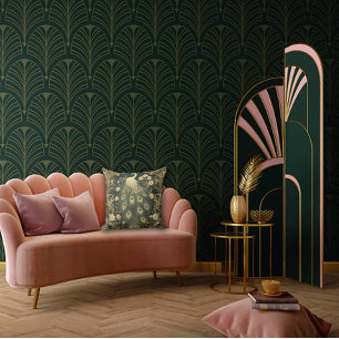 Cojín Decorativo Diseño lujoso Art Nouveau Peacock