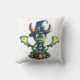 Cojín Decorativo Diseño mágico de dragones de Halloween