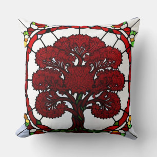 Cojín Decorativo Diseño majestuoso del árbol de la vida