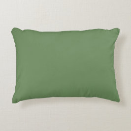 Cojín Decorativo Diseño minimalista de color verde vidrio de mar