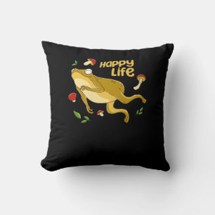 Cojín Decorativo Diseño Mínimo Esencial Rana Feliz