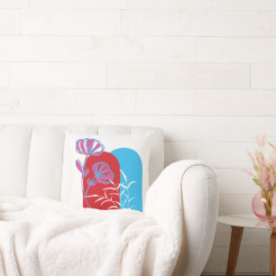 COJÍN DECORATIVO DISEÑO MODERNISTA ARQUEADO MINIMALISTA