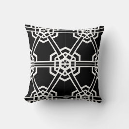 Cojín Decorativo diseño moderno en blanco y negro