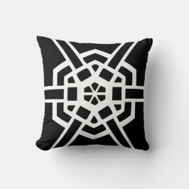 Cojín Decorativo diseño moderno en blanco y negro