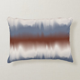 Cojín Decorativo Diseño moderno mezclado rojo, blanco y azul