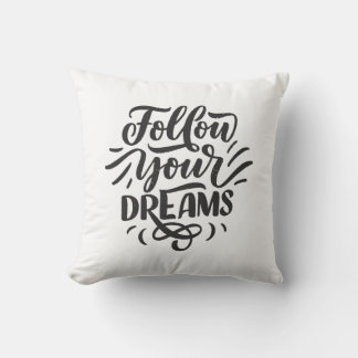 Cojín Decorativo Diseño Motivacional a Mano