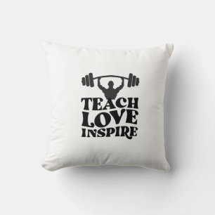 Cojín Decorativo diseño motivacional de gimnasio