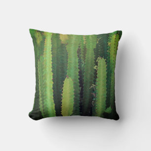 Cojín Decorativo diseño natural de cactus verde fresco
