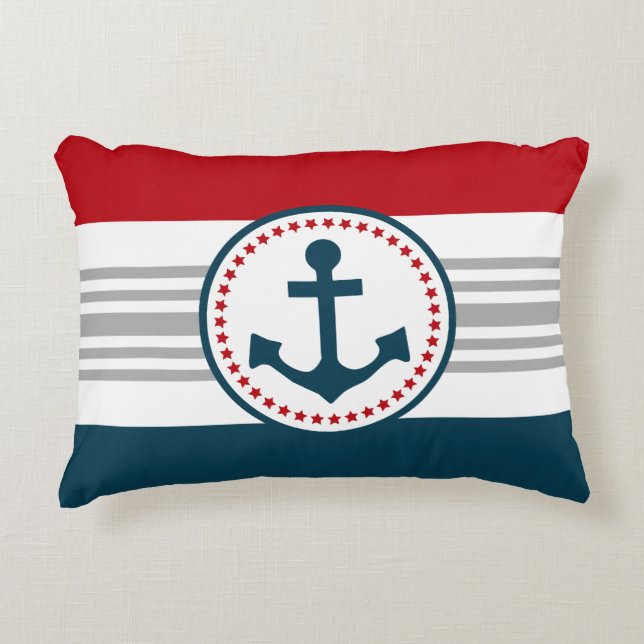Cojín Decorativo Diseño náutico (Anverso)
