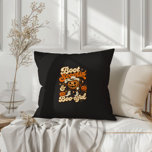 Cojín Decorativo Diseño occidental de Halloween 'Boot Scootin' y Bo