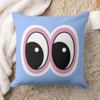 Cojín Decorativo Diseño Ojos Azules 20x20 