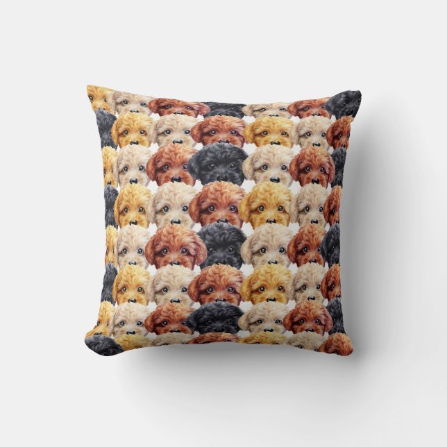 Cojín Decorativo Diseño original, impresión de la pintura del (Anverso)