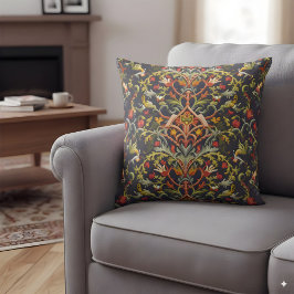 Cojín Decorativo Diseño ornamental inspirado por William Morris