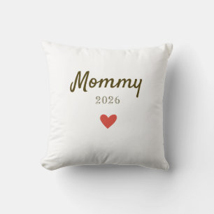 Cojín Decorativo Diseño personalizado de amor de mamá con año