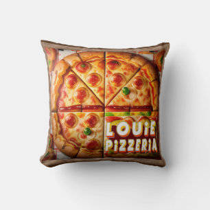 Cojín Decorativo Diseño Pizza Pizzeria