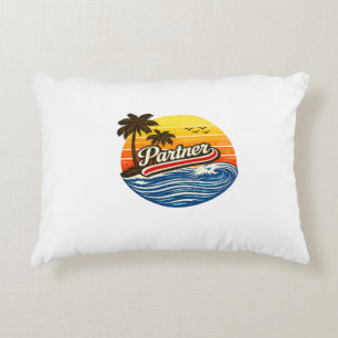 Cojín Decorativo Diseño Retro Atardecer Partner